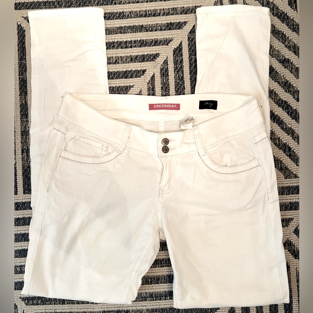 Unionbay | White Skinny Jeans | Size 7 | Stretch